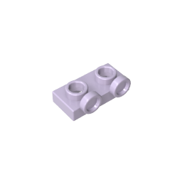 Plaque modifiée 1 x 2 avec 2 pointes saillantes inversées-MyGobricksFr