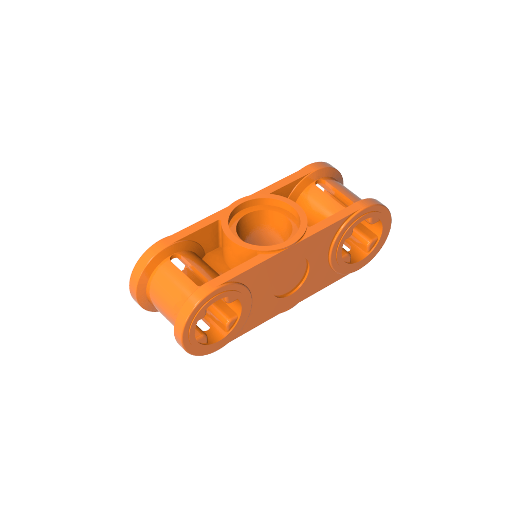 Axe et connecteur à broche Technic perpendiculaire 3L avec trou de broche central-MyGobricksFr