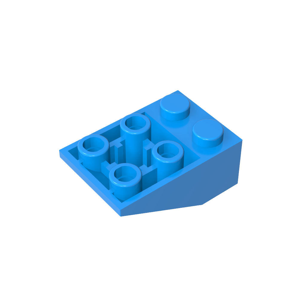 Pente inversée 33° 3 x 2 [Aucune connexion entre les montants]-MyGobricksFr