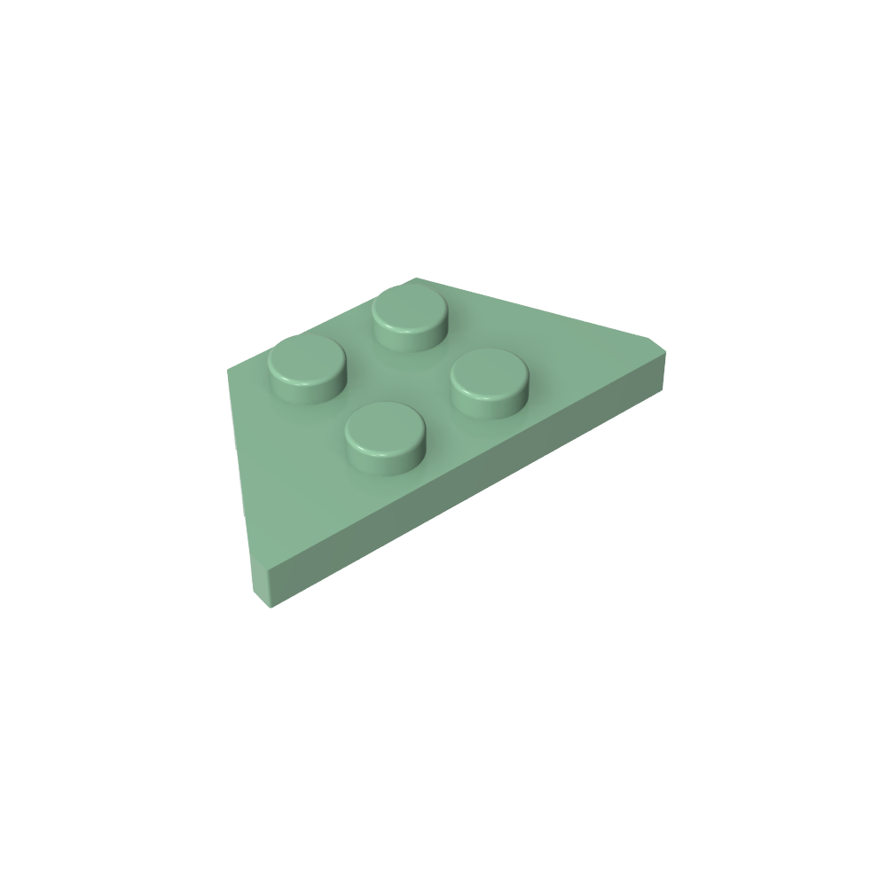 Plaque en coin 2 x 4-MyGobricksFr