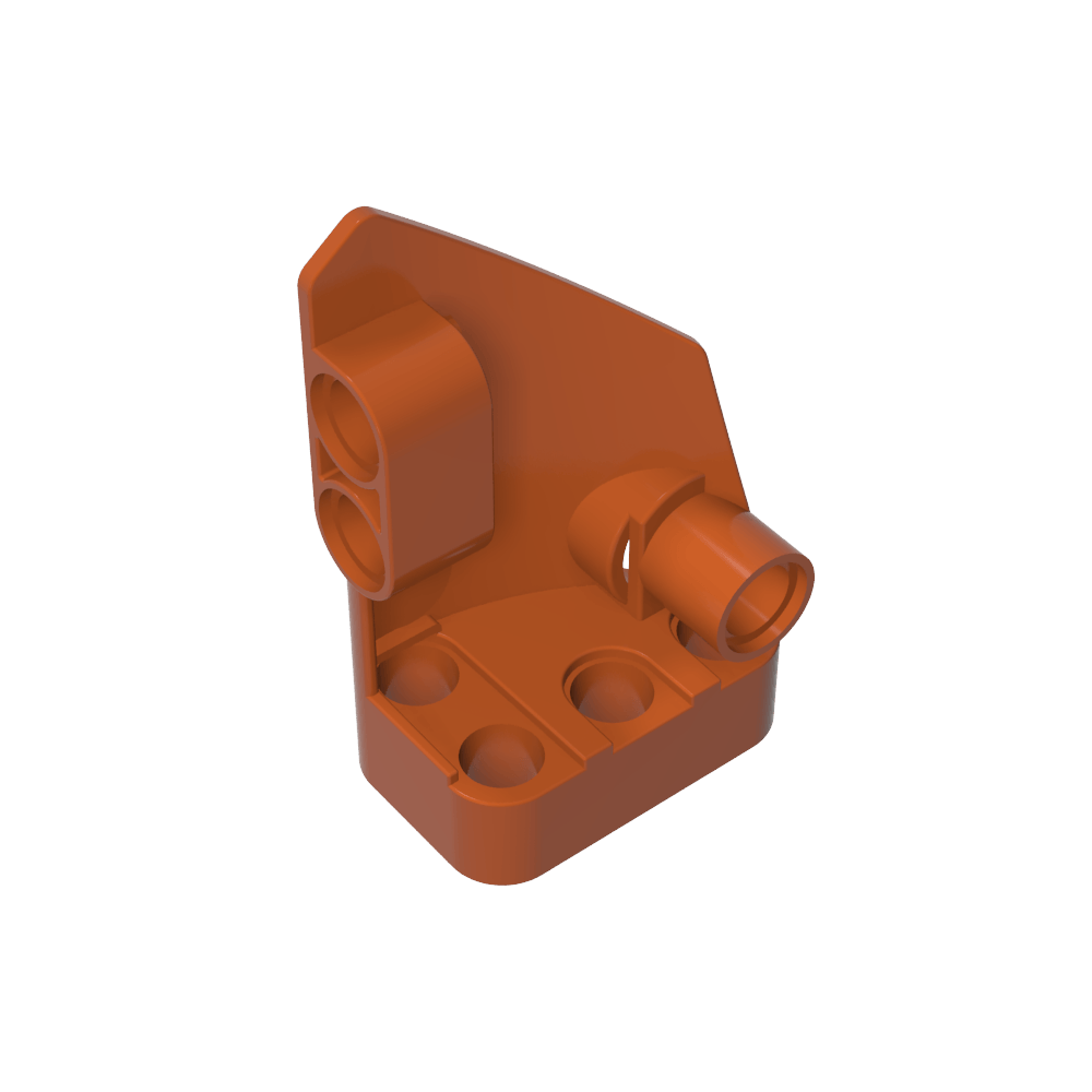 Carénage de panneau Technic n° 1 Petit court lisse, côté A-MyGobricksFr