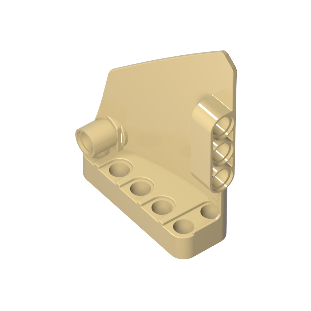 Carénage de panneau Technic n° 14 Grand court lisse, côté B-MyGobricksFr
