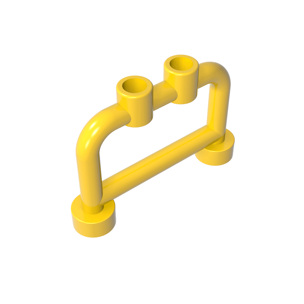 Barre 1 x 4 x 2 avec montants-MyGobricksFr