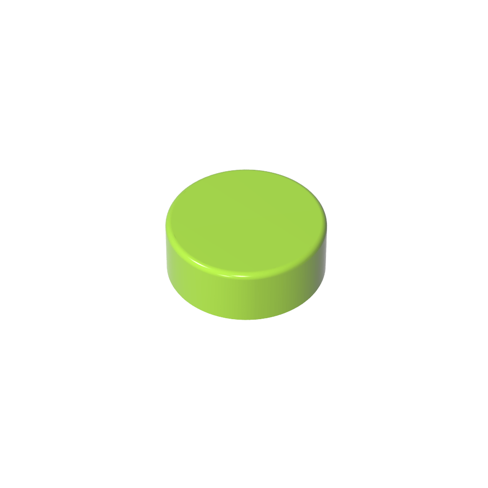 Tuile ronde 1 x 1-MyGobricksFr