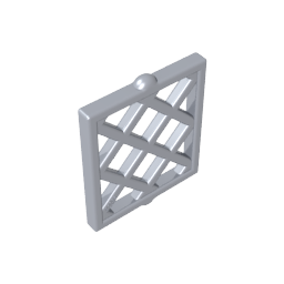 Panneau pour fenêtre 1 x 2 x 2 à motif losange-MyGobricksFr