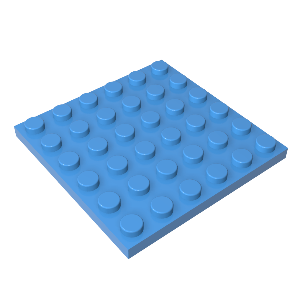 Assiette 6 x 6-MyGobricksFr