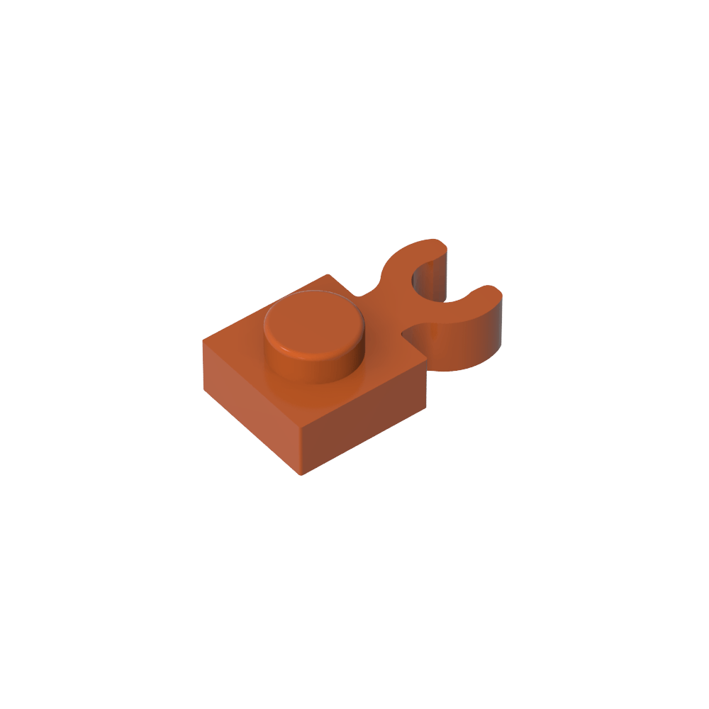 Plaque spéciale 1 x 1 avec clip vertical [Clip en U épais]-MyGobricksFr