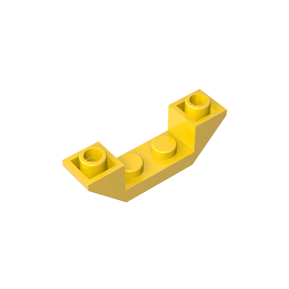 Pente inversée 45° 4 x 1 Double avec découpe 1 x 2-MyGobricksFr