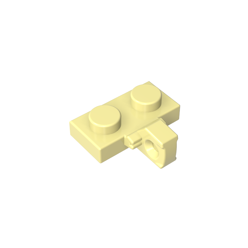 Plaque de charnière 1 x 2 à verrouillage par un doigt sur le côté, sans rainure-MyGobricksFr