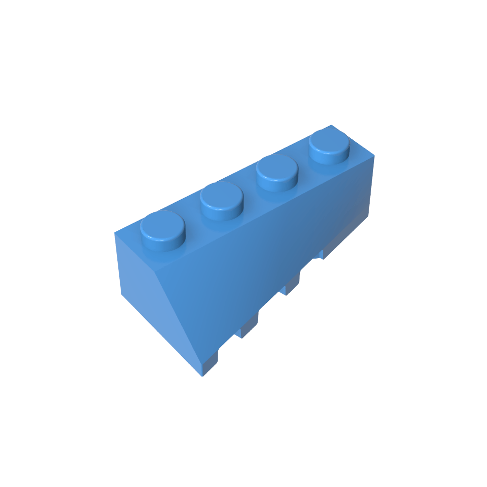 Coin incliné à 45° 4 x 2 Droite-MyGobricksFr