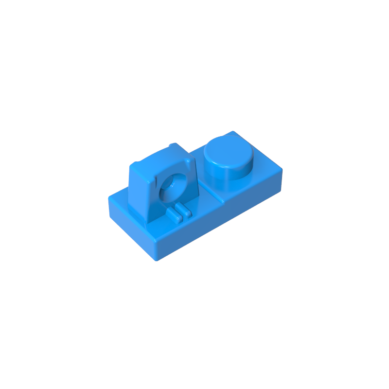 1x2 avec une plaque de charnière supérieure convexe.