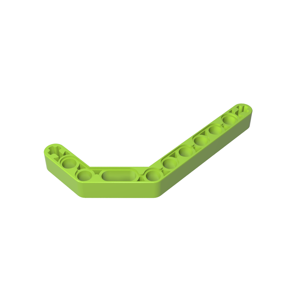 Poutre Technic 1 x 11,5 Doublement Courbée Épaisse-MyGobricksFr