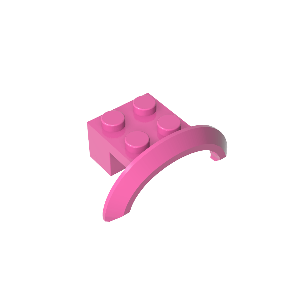 Passage de roue, garde-boue 4 x 2 1/2 x 1-MyGobricksFr