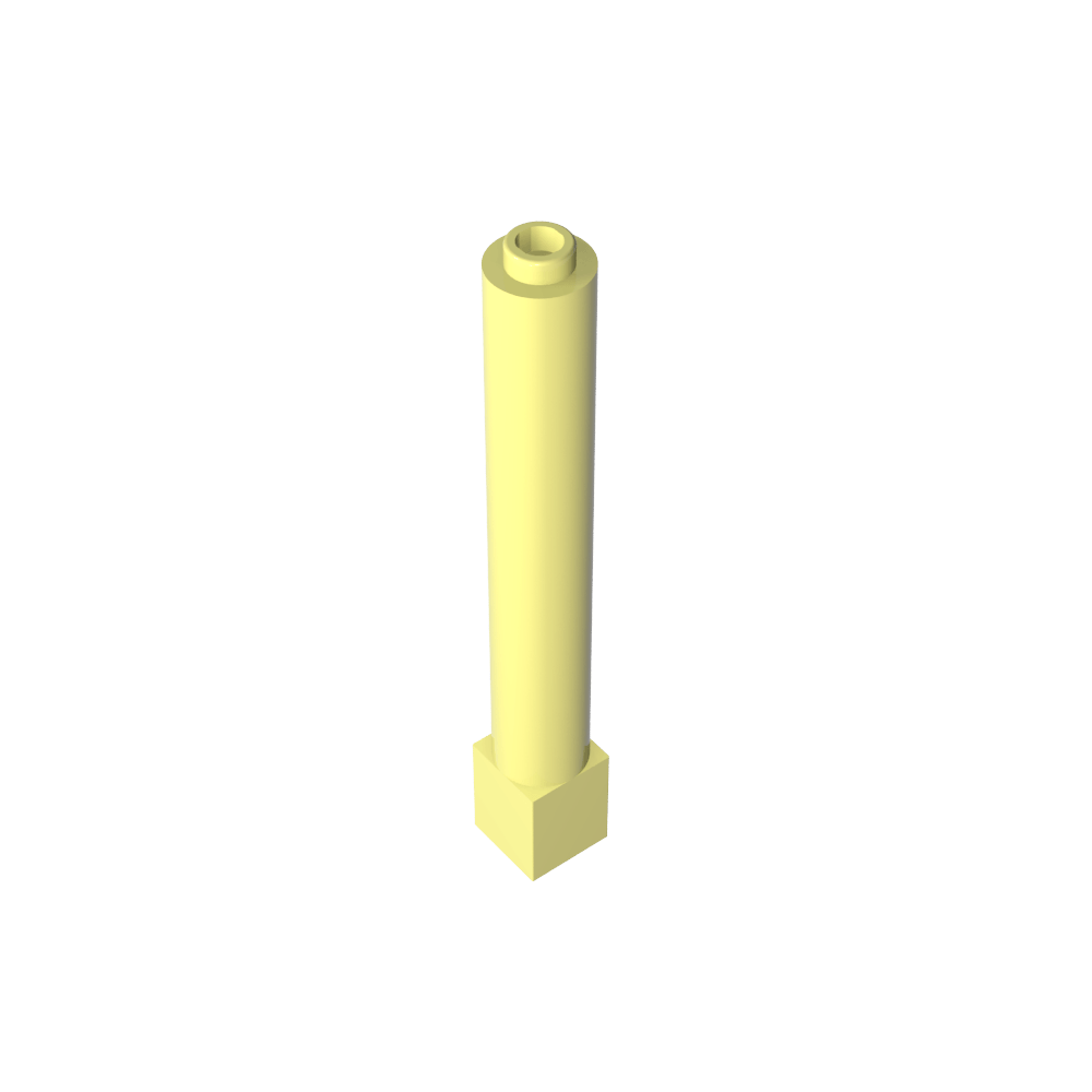 Support 1 x 1 x 6 Pilier solide-MyGobricksFr