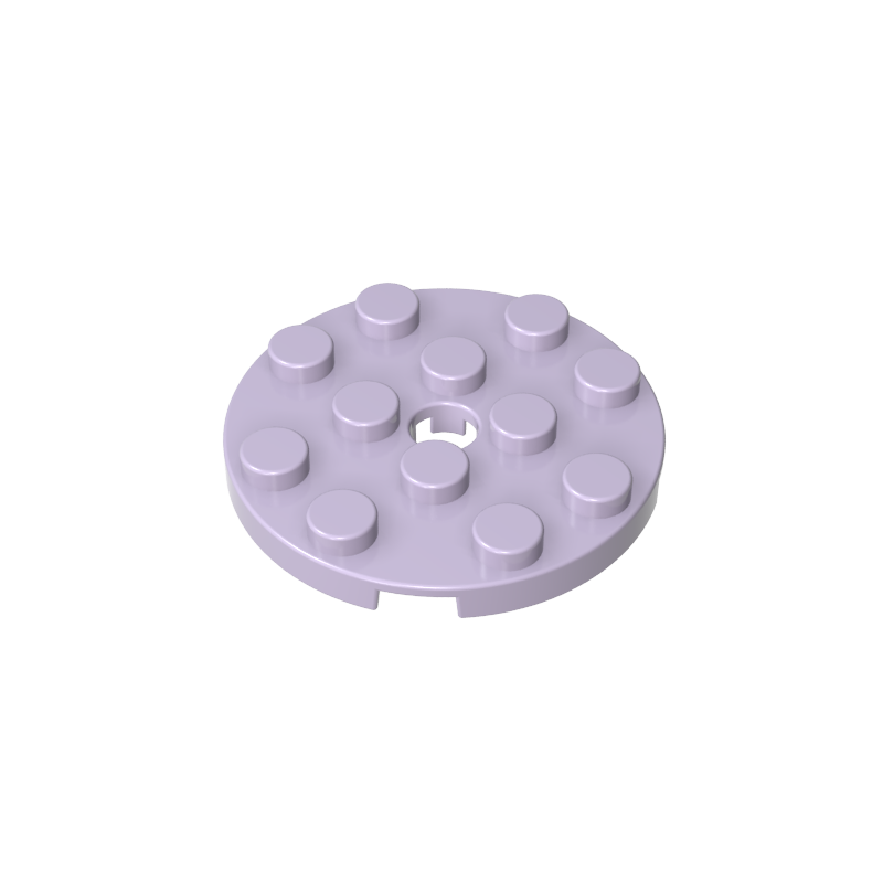 Plaque ronde 4 x 4 avec trou pour épingle-MyGobricksFr