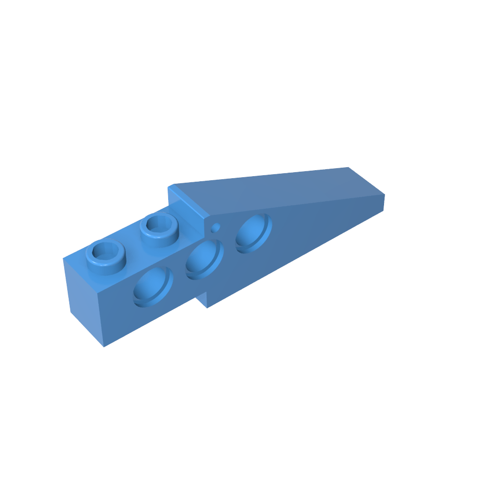 Pente Technic longue 1 x 6 avec 3 trous-MyGobricksFr
