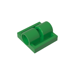 Plaque spéciale 2 x 2 avec 2 trous pour goupilles-MyGobricksFr