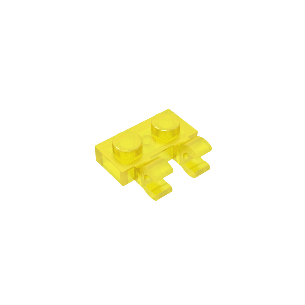 Plaque spéciale 1 x 2 avec clips horizontaux [clips en U épais]-MyGobricksFr