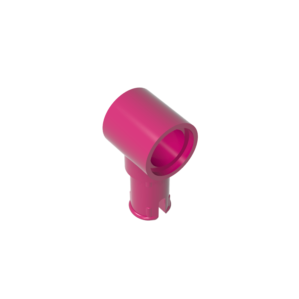 Connecteur Technic à 1 broche avec rainures de friction dans le sens de la longueur-MyGobricksFr