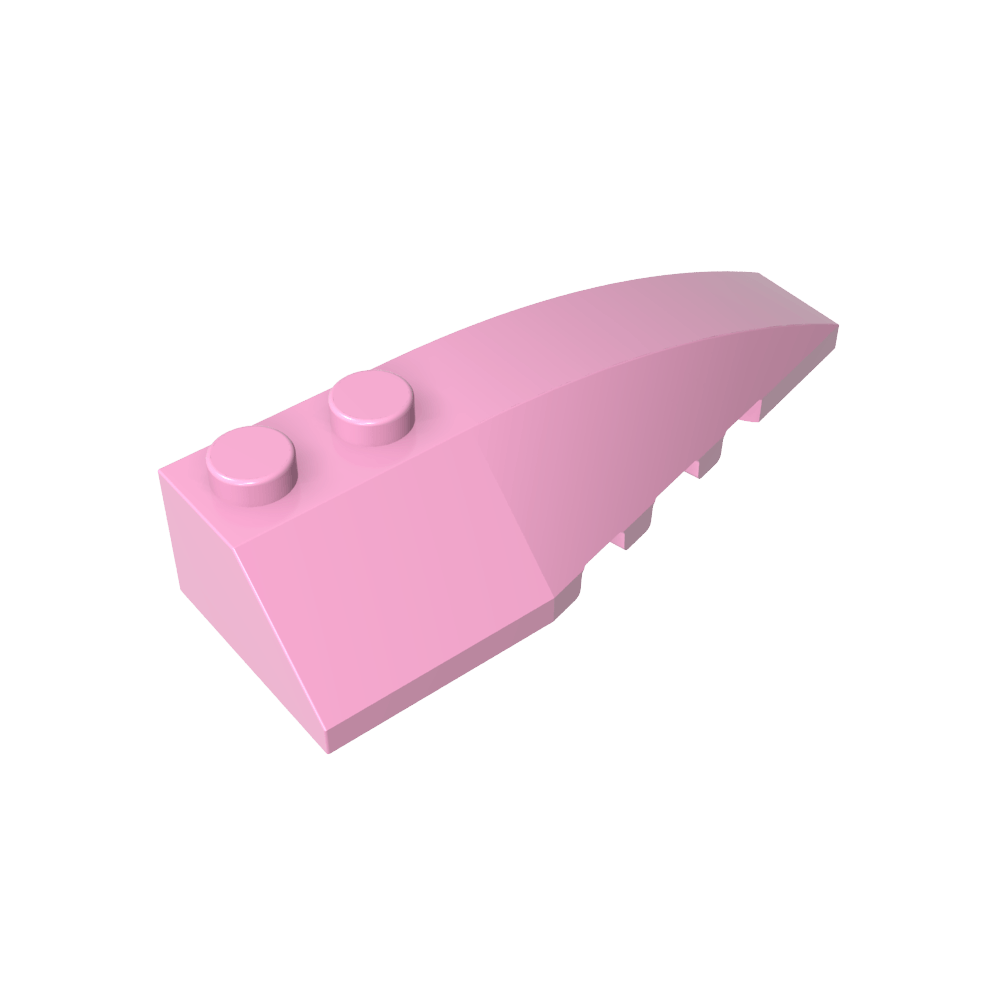 Coin incurvé 6 x 2 Droite-MyGobricksFr