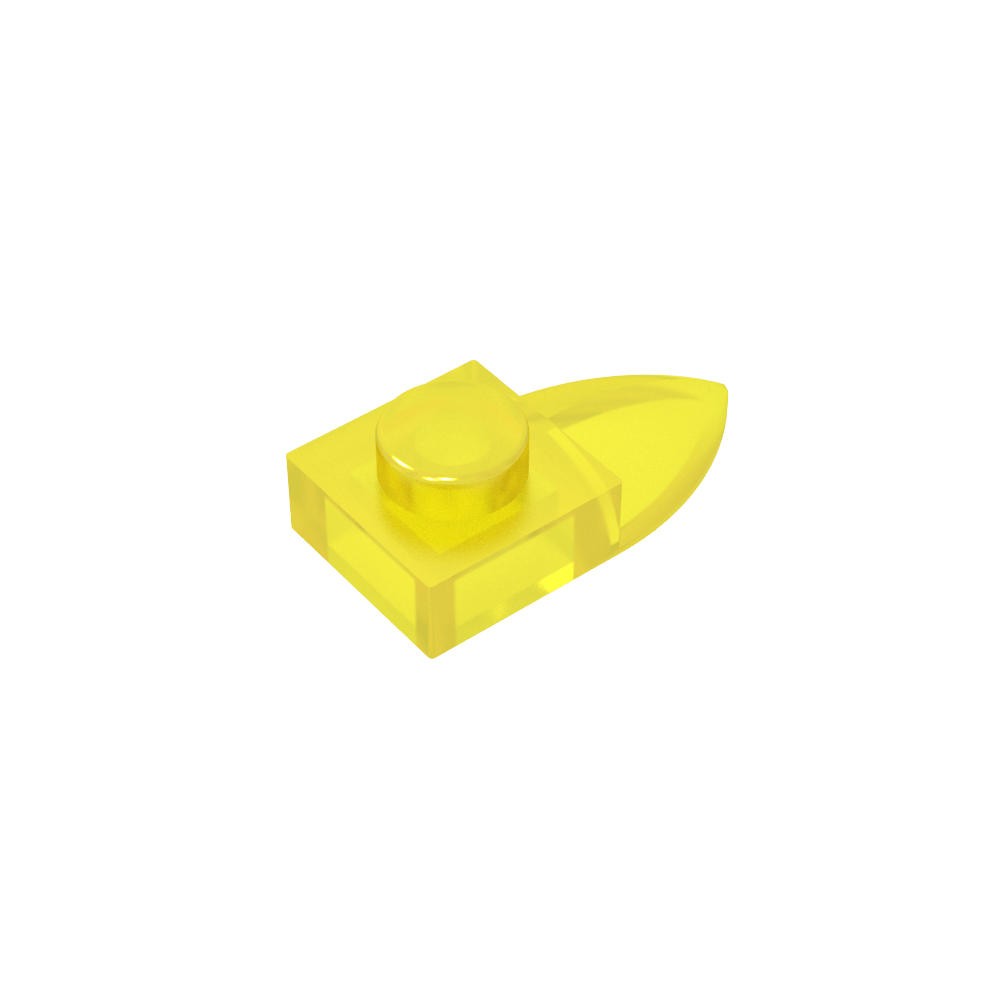Plaque spéciale 1 x 1 avec dent-MyGobricksFr