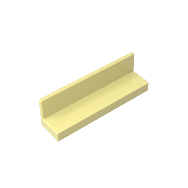 Panneau 1 x 4 x 1 avec coins arrondis [Mur mince]-MyGobricksFr