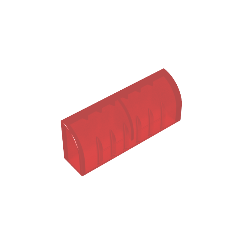 Brique courbe 1 x 4 x 1 1/3 sans montants, dessus incurvé-MyGobricksFr