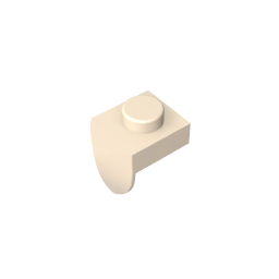 Plaque spéciale 1 x 1 avec dent verticale-MyGobricksFr