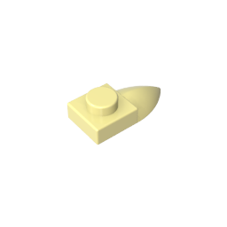 Plaque spéciale 1 x 1 avec dent-MyGobricksFr