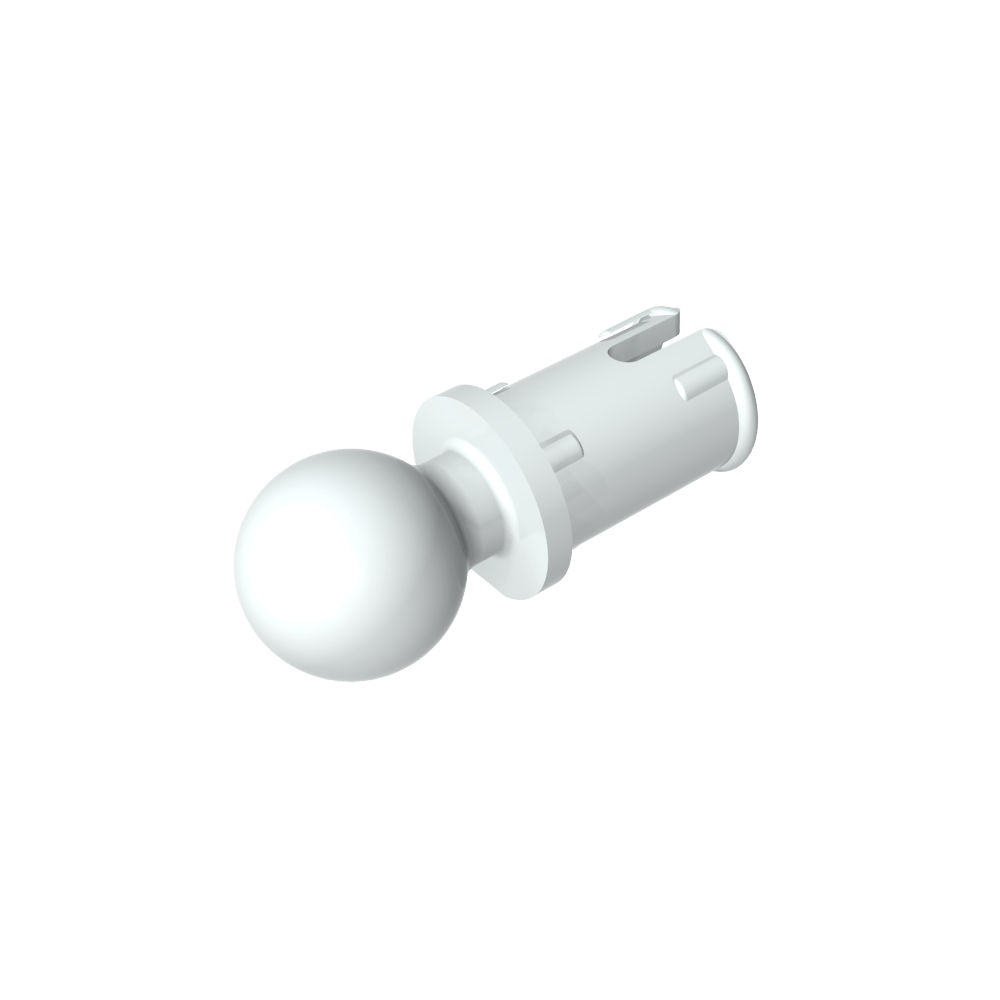 Axe Technic avec rainures de friction longitudinales et boule de remorquage-MyGobricksFr