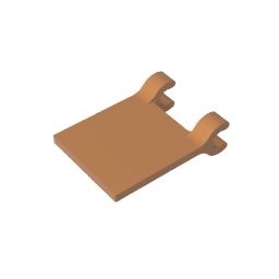 Drapeau carré 2 x 2 [clips fins]-MyGobricksFr