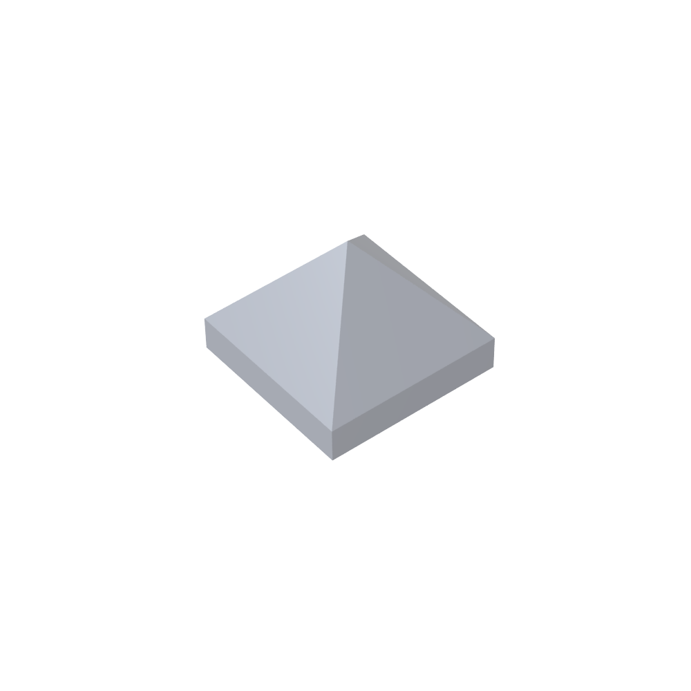 Pente 45° 1 x 1 x 2/3 Quadruple Convexe-MyGobricksFr