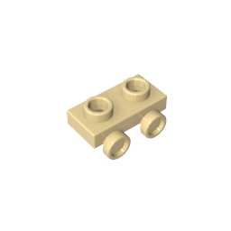 Plaque modifiée 1 x 2 avec 2 points saillants-MyGobricksFr
