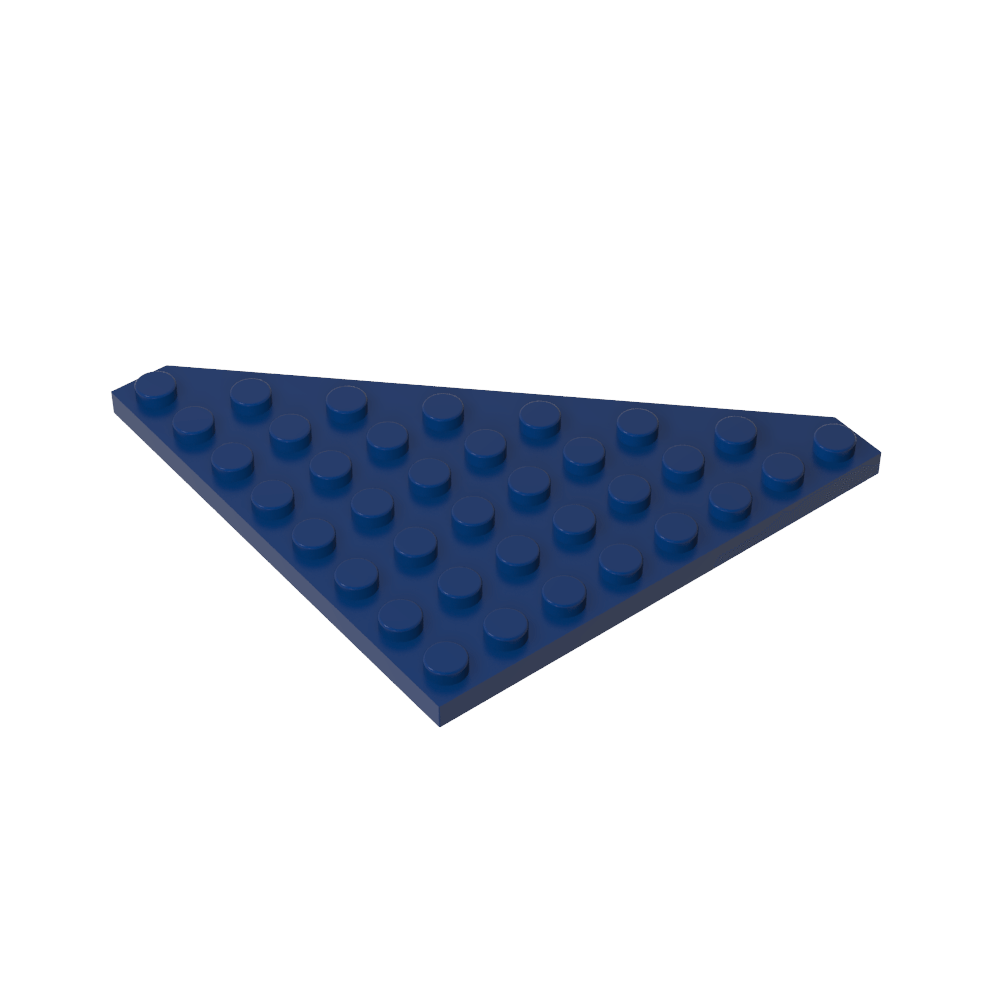 Plaque compensée 8 x 8 coin coupé-MyGobricksFr