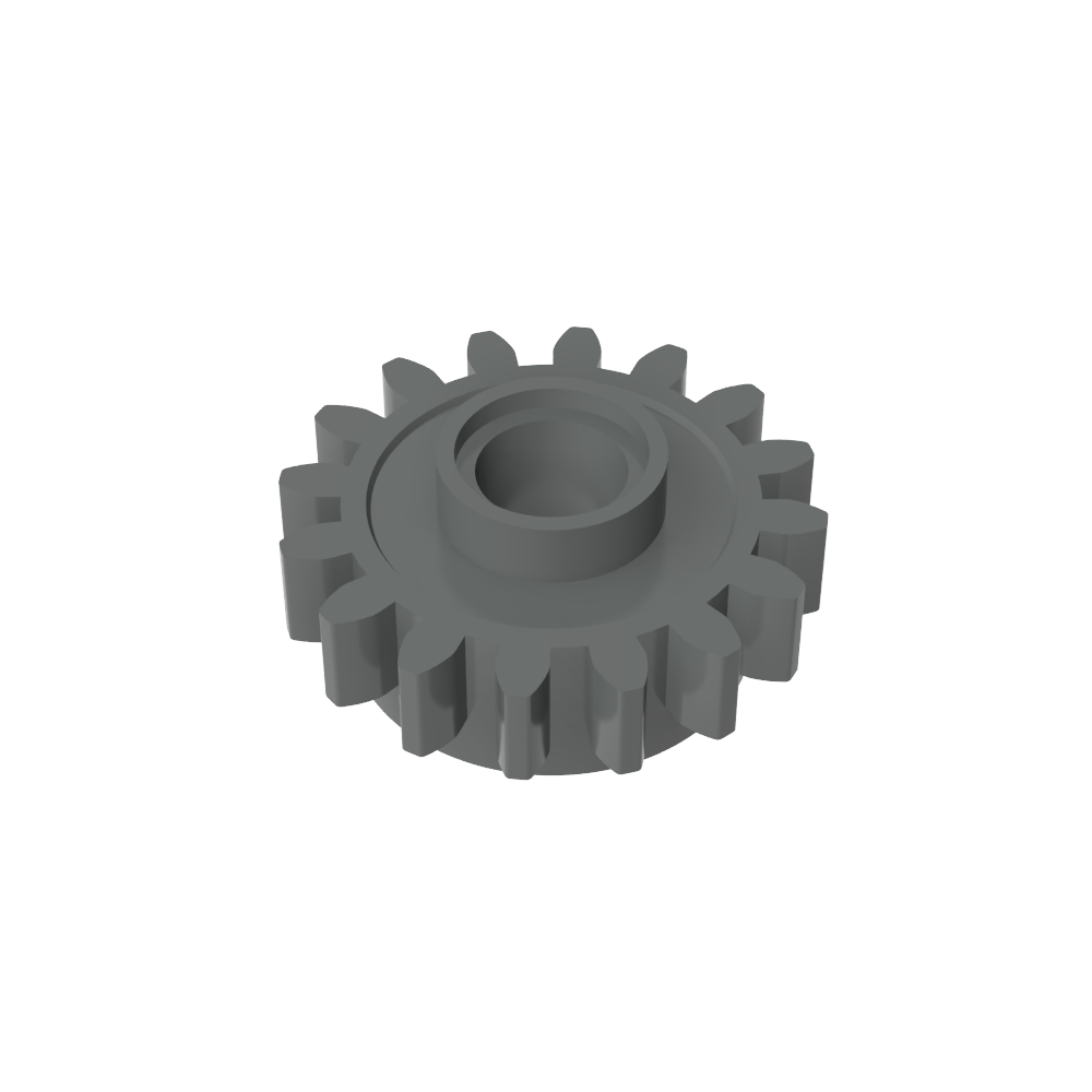 Technic Gear 16 dents avec embrayage [denté]-MyGobricksFr