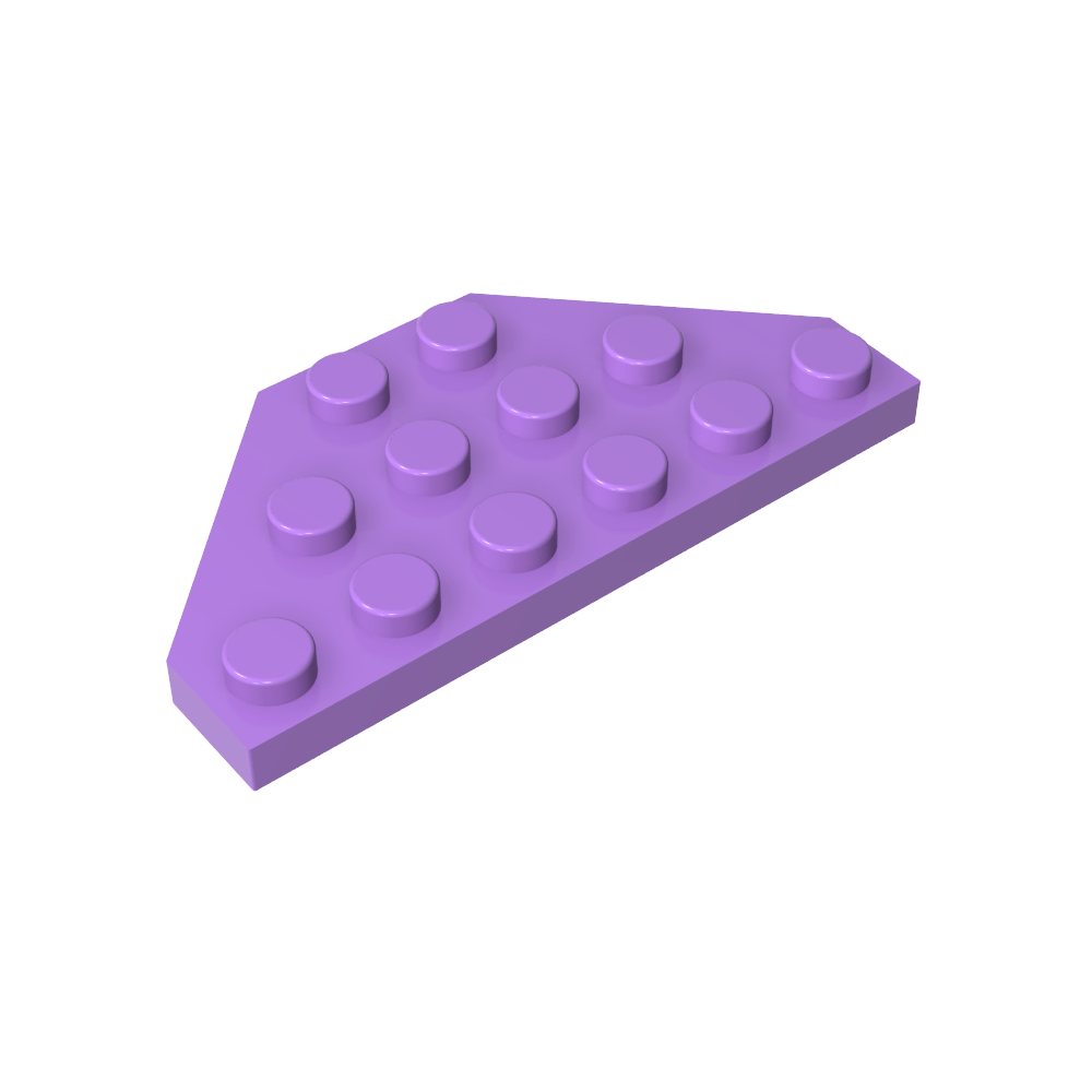 Plaque en coin 3 x 6 Coins coupés-MyGobricksFr