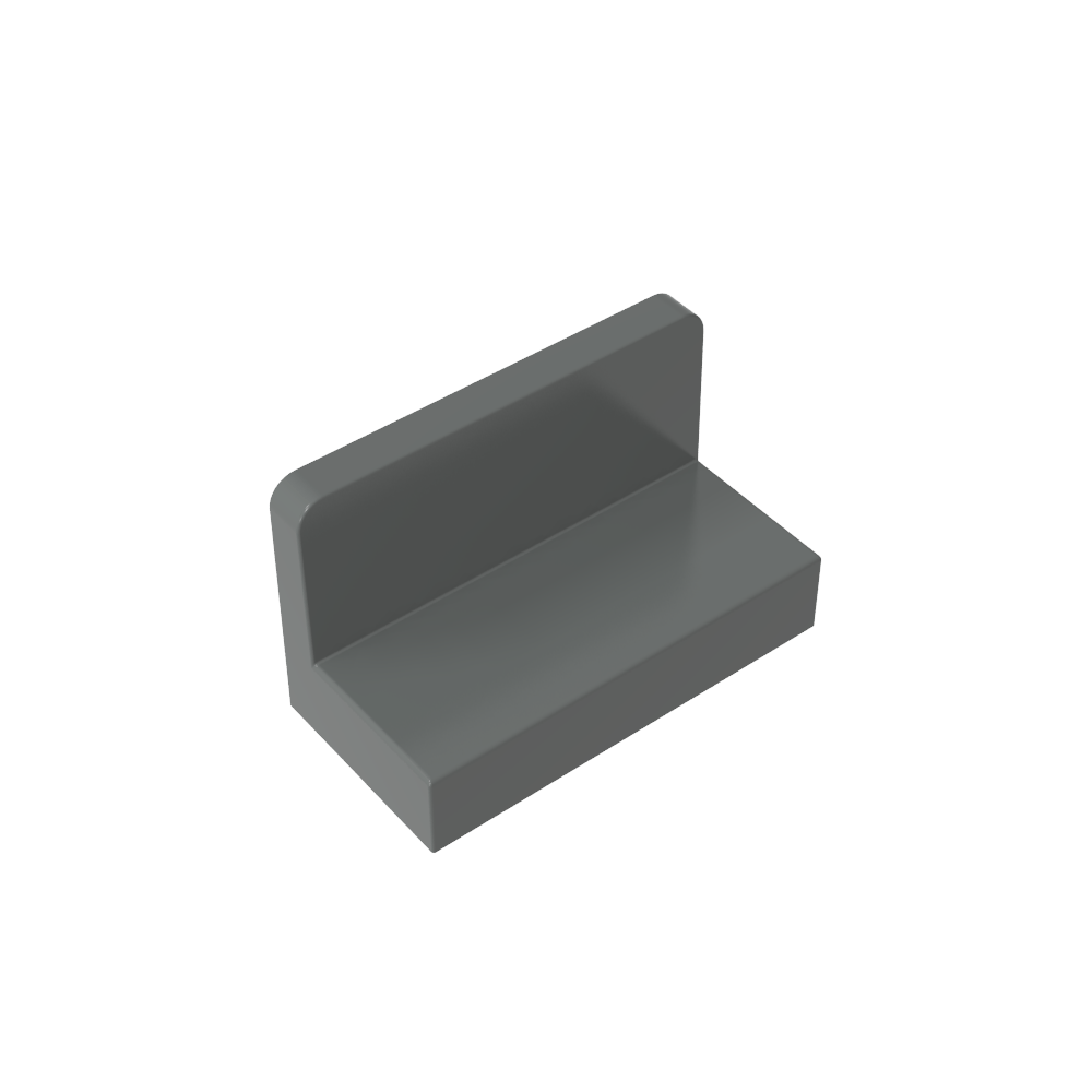 Panneau 1 x 2 x 1 [Coins carrés]-MyGobricksFr