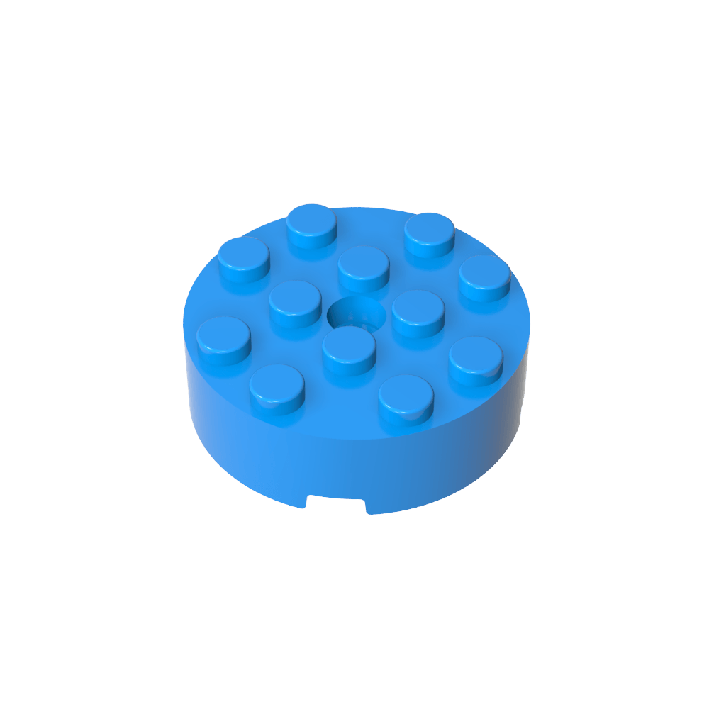 Brique ronde 4 x 4 [Trou central]-MyGobricksFr