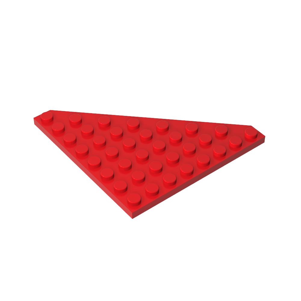 Plaque compensée 8 x 8 coin coupé-MyGobricksFr