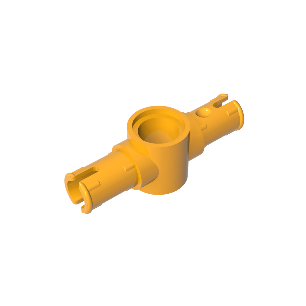 Connecteur Technic à 2 broches avec rainures de friction longitudinales [Grands trous carrés pour les broches]-MyGobricksFr