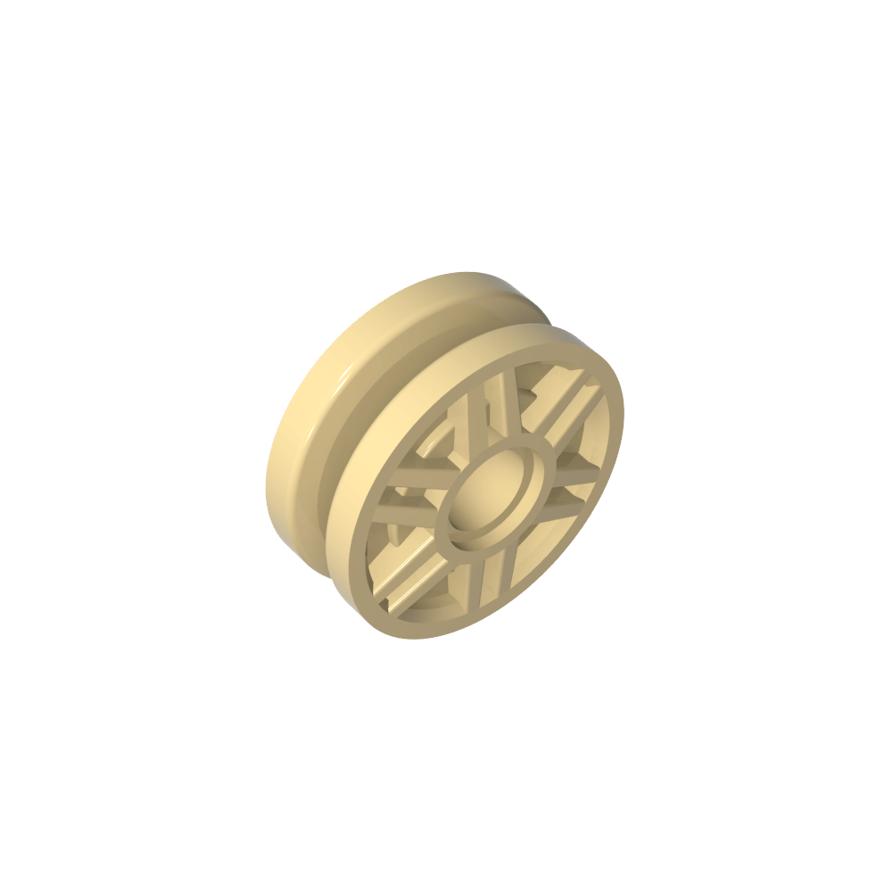 Roue 18 x 8 avec faux boulons et rayons profonds avec anneau intérieur-MyGobricksFr