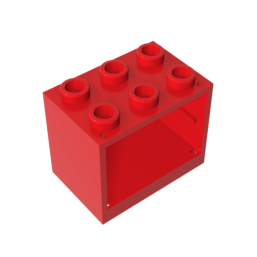 Armoire 2 x 3 x 2 avec montants solides-MyGobricksFr