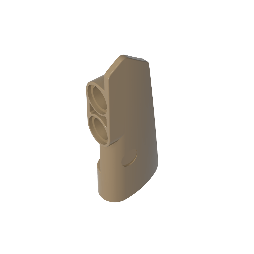 Carénage de panneau Technic n° 21 Très petit lisse, côté B-MyGobricksFr