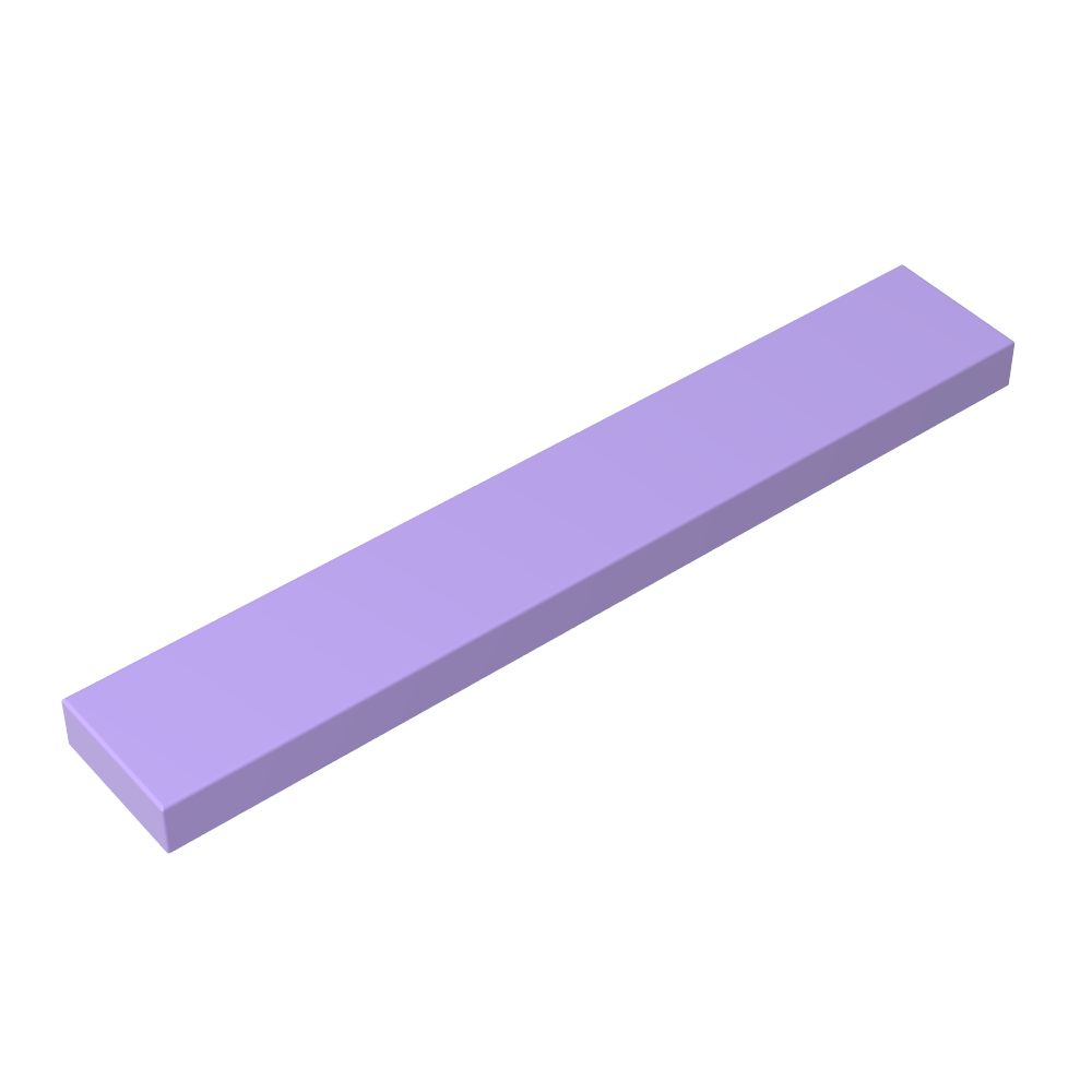 Carreau 1 x 6 avec rainure 6636-MyGobricksFr