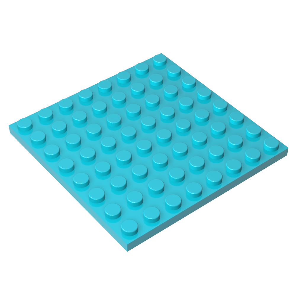 Assiette 8 x 8-MyGobricksFr