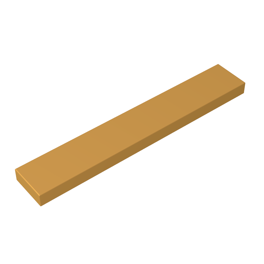 Carreau 1 x 6 avec rainure 6636-MyGobricksFr