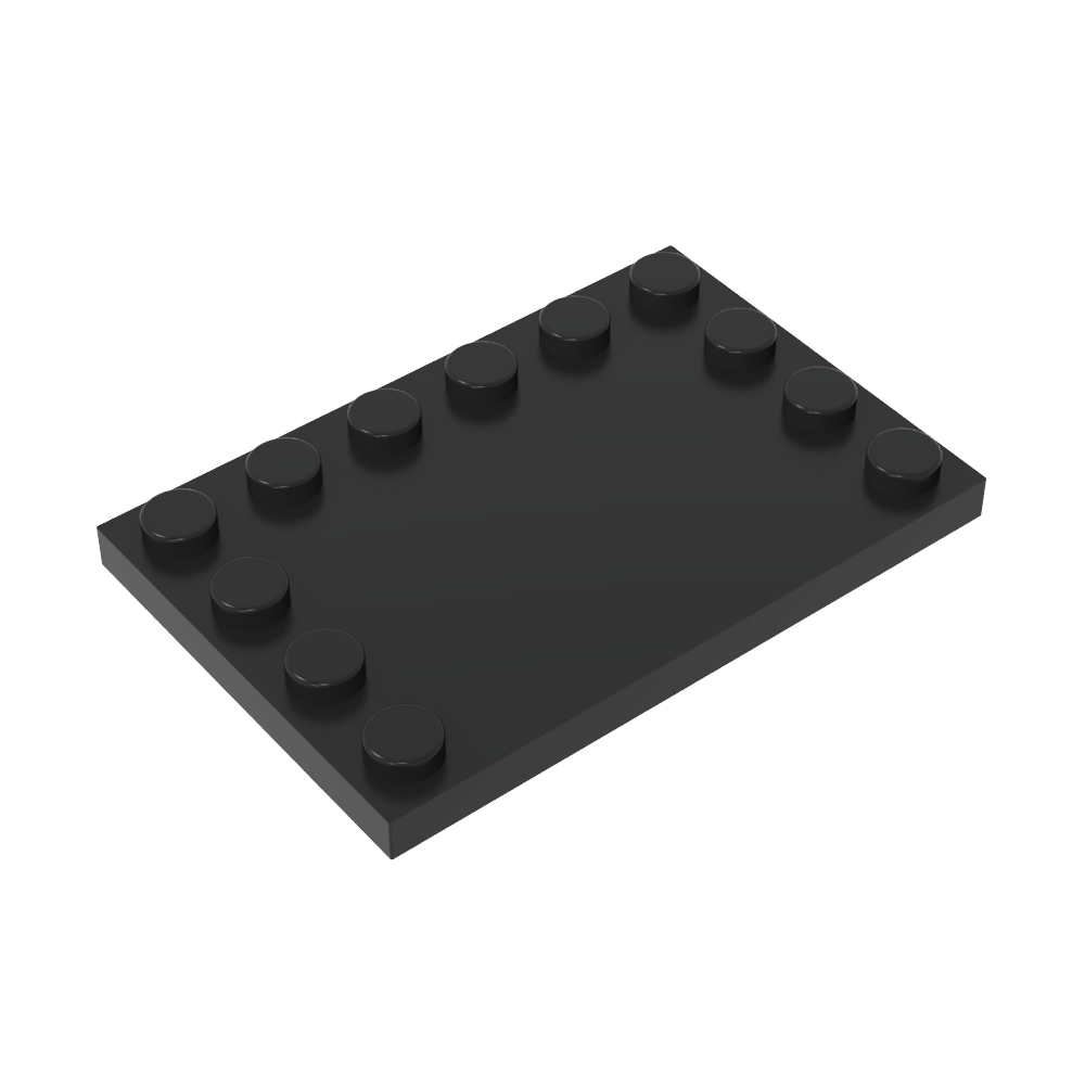 Plaque spéciale 4 x 6 avec goujons sur 3 bords-MyGobricksFr