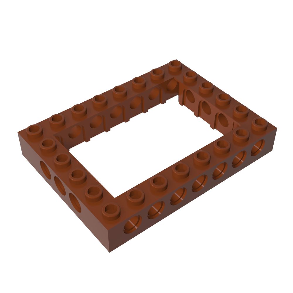 Brique Technic 6 x 8 avec centre ouvert 4 x 6-BricksBulk.Fr