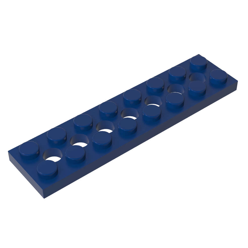 Plaque Technic 2 x 8 [7 trous]-MyGobricksFr