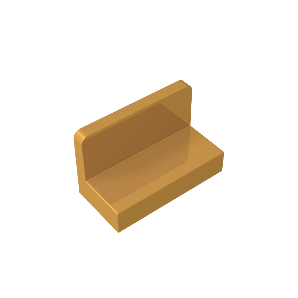 Panneau 1 x 2 x 1 [Coins carrés]-MyGobricksFr